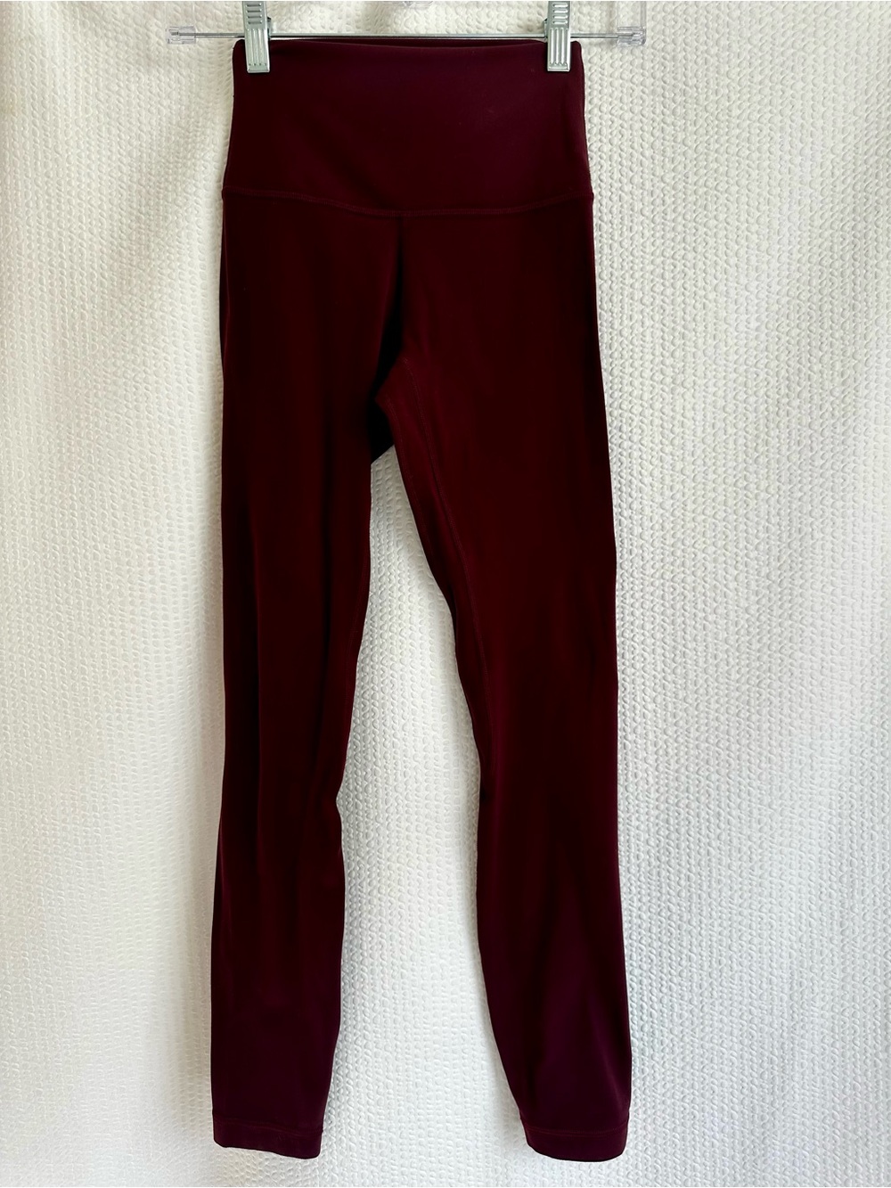 LULULEMON Align Burgundy Wine High Rise Leggings 25" Yoga Pants Size 2